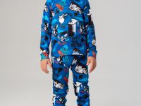 Термокомплект трикот. для мальчиков: фуфайка (футболка) с длин. рук, брюки для эпизод. использования