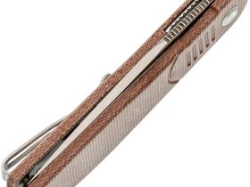 Складной нож Tenable Einar, сталь NItro-V, рукоять микарта, коричневый