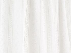 Пижамные брюки из ажурного трикотажа, Белый