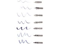 Набор для каллиграфии Малевичъ, 9 перьев с прямым держателем