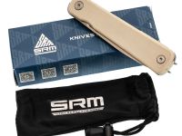 Складной нож SRM 135L-GT, сталь 14C28N, рукоять Ivory G10