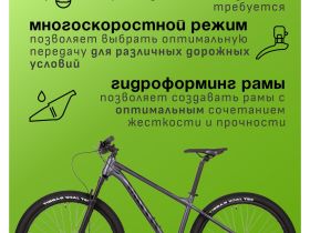 Горный велосипед Atom Bion Seven 50, год 2024, цвет Серый, ростовка 13.5