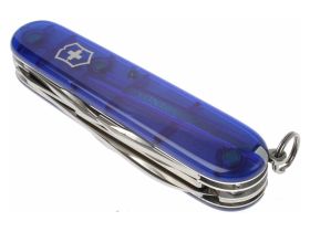 Нож перочинный Victorinox Climber, сталь X55CrMo14, рукоять Cellidor®, синий, 14 функций, 91мм