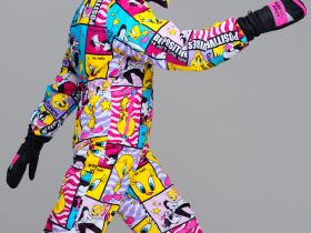 Варежки текстильные для девочек