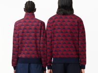 Жаккардовая толстовка Lacoste Unisex на молнии