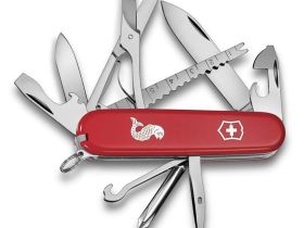 Нож перочинный Victorinox Fisherman, сталь X50CrMoV15, рукоять нейлон, красный