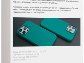 Клип-кейс VLP Aster для Apple iPhone 16 Pro Max с MagSafe Зелёный