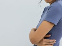 Футболка в рубчик, Синий