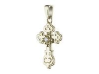 Подвеска из желтого золота с бриллиантом э0301пд12092800