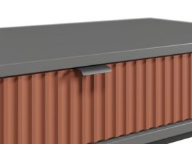 Консоль Трейвис 92x40 Терракотовый/Черный