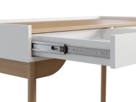 Стол Торвалль-4 110x50 Белый/Натуральный