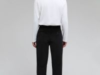 Брюки прямого кроя из хлопка