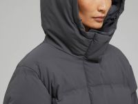 Длинный пуховик с натуральным пухом