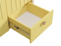Распашной шкаф Руффи 2-98x203 Желтый