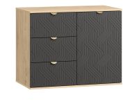 Тумба Монблан 93x76 Косы Графитовый/Дуб Ирландский
