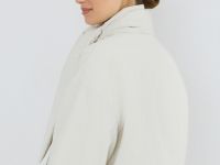 Утеплённая куртка с шарфом, Бежевый