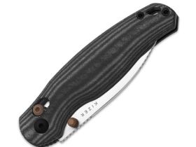 Складной нож Kizer Phoca CD, сталь 14C28N, рукоять микарта, серый
