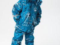 Комплект текстильный с полиуретановым покрытием для мальчиков: куртка, полукомбинезон