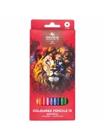 Набор карандашей цветные Koh-I-Noor "RED LION", 12 цв, картон.упак. с подвесом
