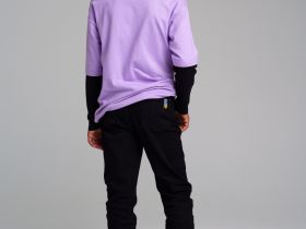 Брюки текстильные джинсовые утепленные флисом для мальчиков