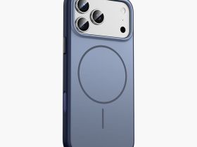 Чехол-накладка Keephone Sumee MagSafe для Apple iPhone 17 Pro Max пластиковый матовый (синий)