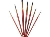 Кисть белка №4 круглая Pinax "Creative 331" короткая ручка