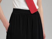 Брюки-палаццо с эластичным поясом