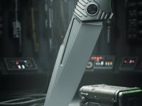 Складной нож Morpheus Galeon, сталь M390, рукоять титан, серый