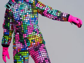 Перчатки текстильные для девочек