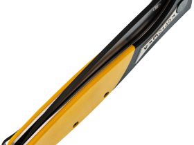 Складной нож Reptilian Корюшка-01 Black, сталь VG-10, рукоять Yellow G10