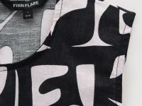 Топ с принтом укороченный