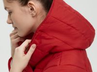 Утепленная куртка с капюшоном и рукавом реглан