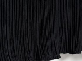 Трикотажное платье с ремнём, Черный