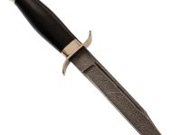 Нож с фиксированным клинком НР-40, дамасская сталь, рукоять граб