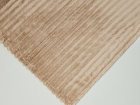 Плед Мягкая полоска/Soft strip, серо-бежевый