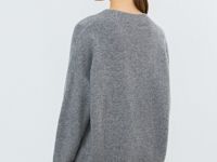 Джемпер из мягкой пряжи с шерстью, Серый