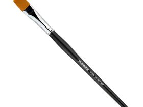 Кисть синтетика мягкая №16 плоская Sketchmarker "342" ручка длинная