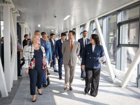 Первая линейка состоялась в якутском образовательном комплексе «Точка будущего»