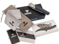 Складной нож Trivisa Leominor-03g, сталь K110, рукоять G10/сталь