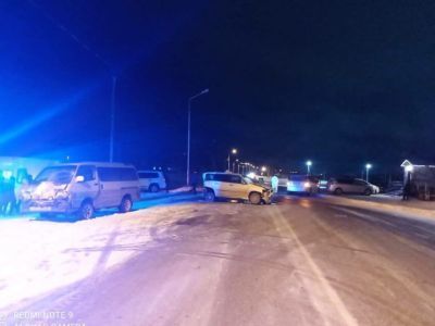 Массовое ДТП устроил пьяный водитель в пригороде Якутска