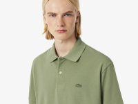 Мужская рубашка-поло Lacoste Loose Fit из плотного хлопка