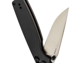 Складной нож Kizer Original 2, сталь 14C28N, рукоять алюминий, черный