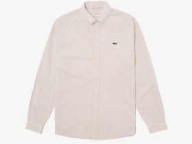 Мужская рубашка Lacoste из смеси хлопка и льна