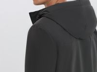 Утеплённая куртка с капюшоном, Серый