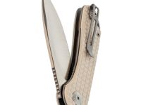 Складной нож Civivi Elementum, сталь D2, рукоять G10, бежевый
