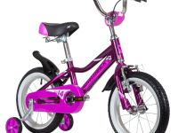 Детский велосипед Novatrack Novara 14, год 2022, цвет Оранжевый