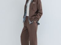 Джоггеры из мягкого трикотажа, Коричневый