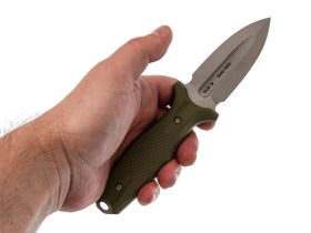 Тактический нож N.C.Custom Grave 2.0, сталь AUS-8, рукоять Elastron olive