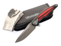 Складной нож Tulay Rikeknife, сталь 154CM, Red G10