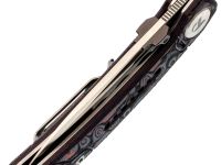 Складной нож Dr.Tech D3610MR, сталь 14C28N, рукоять микарта, Pattern Red